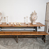 Iron-base-table-and-bench
